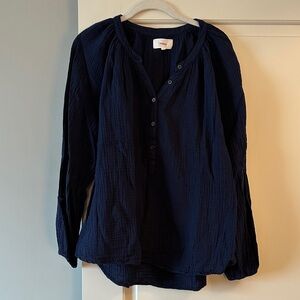 XiRENA Midnight Blue Blouse